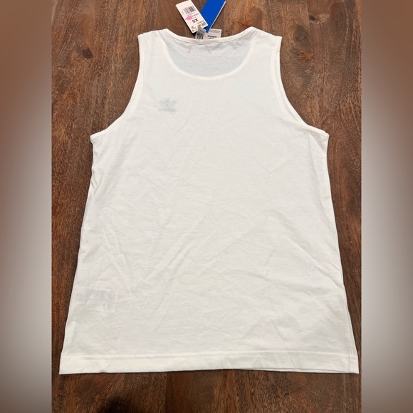 Adidas Original Trefoil White Tank Top Men Size XS NWT - Picture 2 of 5